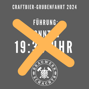 Craftbier-Grubenfahrt-Ticket November 2024