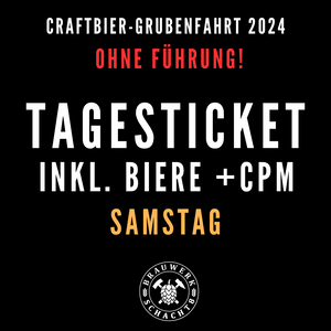 Craftbier-Grubenfahrt-Ticket November 2024