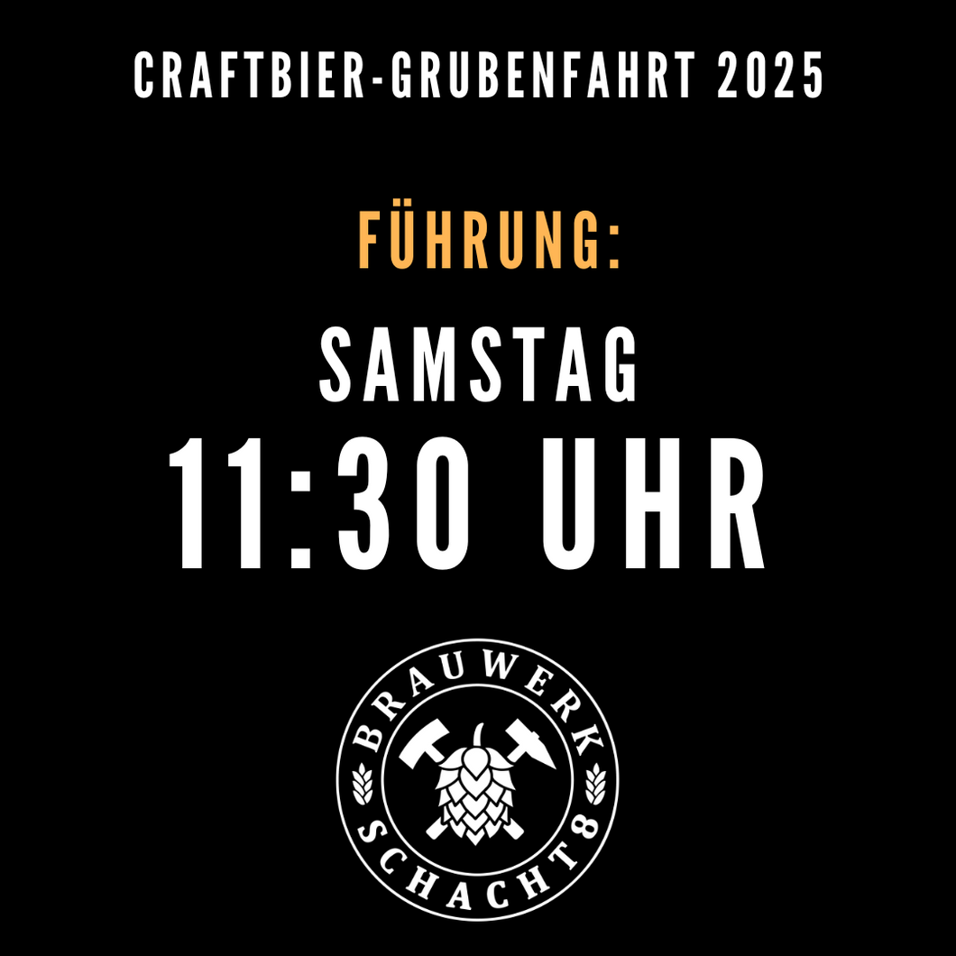 Craftbier-Grubenfahrt-Ticket März 2025