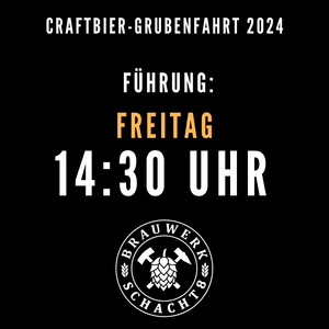 Craftbier-Grubenfahrt-Ticket November 2024