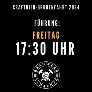 Craftbier-Grubenfahrt-Ticket November 2024