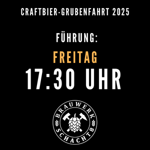 Craftbier-Grubenfahrt-Ticket März 2025