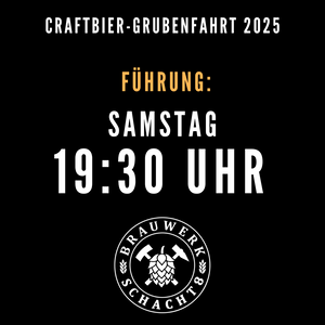 Craftbier-Grubenfahrt-Ticket März 2025