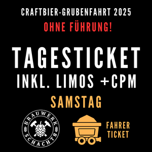 Craftbier-Grubenfahrt-Ticket März 2025