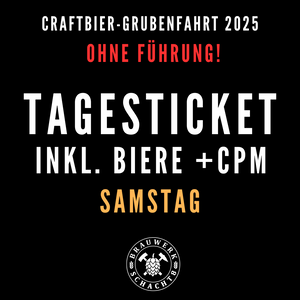 Craftbier-Grubenfahrt-Ticket März 2025