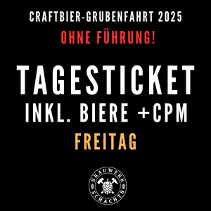 Craftbier-Grubenfahrt-Ticket März 2025