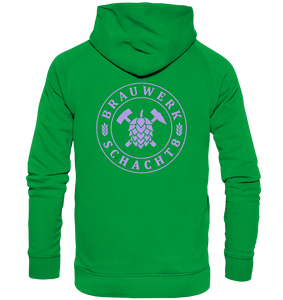 "Hopfen statt Hass." Lavendel - Basic Unisex Hoodie