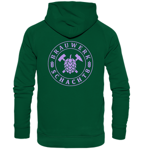 "Hopfen statt Hass." Lavendel - Basic Unisex Hoodie