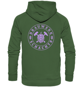 "Hopfen statt Hass." Lavendel - Basic Unisex Hoodie