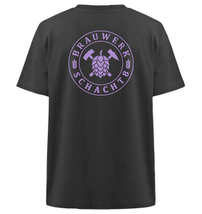 "Hopfen statt Hass." Lavendel - Heavy Oversized Organic Shirt