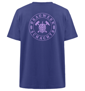 "Hopfen statt Hass." Lavendel - Heavy Oversized Organic Shirt