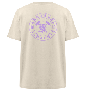 "Hopfen statt Hass." Lavendel - Heavy Oversized Organic Shirt