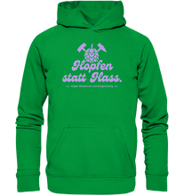 Laden Sie das Bild in den Galerie-Viewer, &quot;Hopfen statt Hass.&quot; Lavendel - Basic Unisex Hoodie