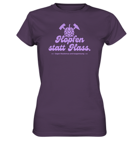 "Hopfen statt Hass." Lavendel - Ladies Premium Shirt